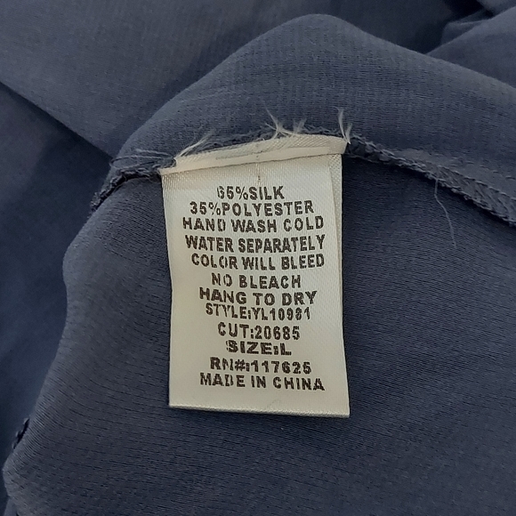 Ya Los Angeles Silk Pull-over Blouse - Picture 7 of 7